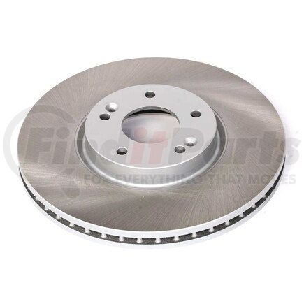 JBR1524SCR by POWERSTOP BRAKES - Disc Brake Rotor - Front, Vented, Semi-Coated for 07-12 Hyundai Veracruz