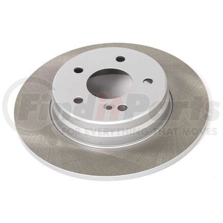 EBR491SCR by POWERSTOP BRAKES - Disc Brake Rotor - Rear, Solid, Semi-Coated for 03-05 Mercedes-Benz C230