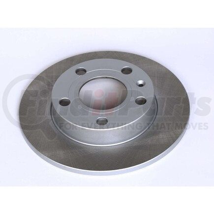 EBR655SCR by POWERSTOP BRAKES - Disc Brake Rotor - Rear, Solid, Semi-Coated for 2002 - 2006 Audi A4