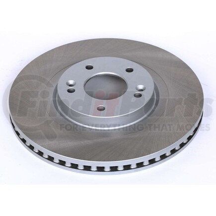 JBR1706SCR by POWERSTOP BRAKES - Disc Brake Rotor - Front, Vented, Semi-Coated for 13-18 Hyundai Santa Fe Sport