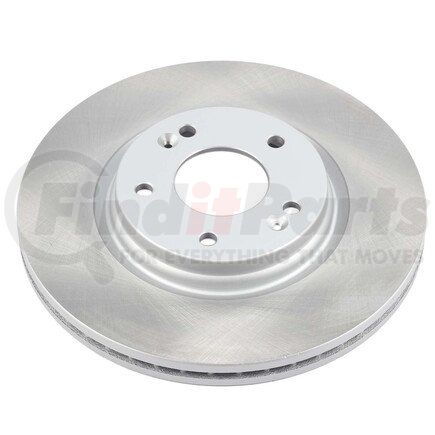 JBR1710SCR by POWERSTOP BRAKES - Disc Brake Rotor - Front, Vented, Semi-Coated for 17-20 Hyundai Elantra