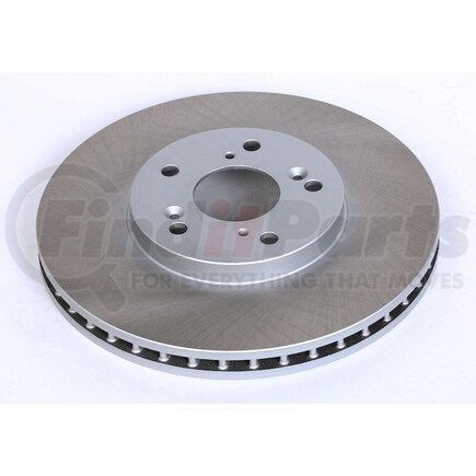 JBR923SCR by POWERSTOP BRAKES - Disc Brake Rotor - Front, Vented, Semi-Coated for 2001 - 2003 Acura CL