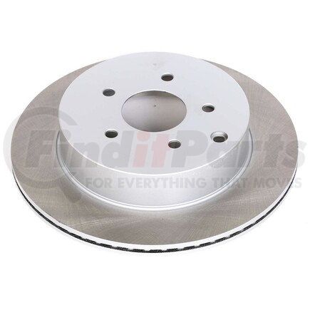 JBR981SCR by POWERSTOP BRAKES - Disc Brake Rotor - Rear, Vented, Semi-Coated for 03-12 Infiniti FX35