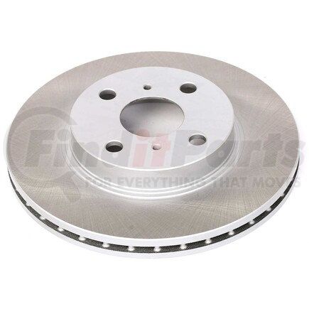 JBR741SCR by POWERSTOP BRAKES - Disc Brake Rotor - Front, Vented, Semi-Coated for 98-02 Chevrolet Prizm