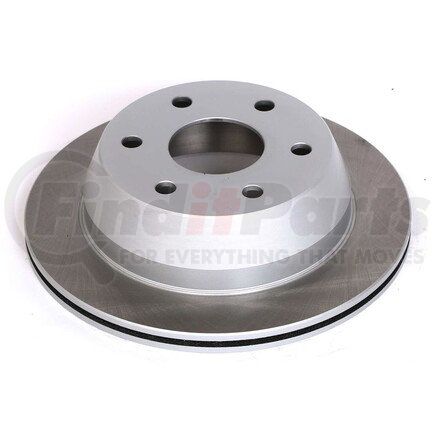 AR8641SCR by POWERSTOP BRAKES - Disc Brake Rotor - Rear, Vented, Semi-Coated for 03-05 Chevrolet Astro