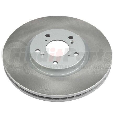 JBR1171SCR by POWERSTOP BRAKES - Disc Brake Rotor - Front, Vented, Semi-Coated for 07-13 Acura MDX