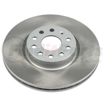 EBR898SCR by POWERSTOP BRAKES - Disc Brake Rotor - Front, Vented, Semi-Coated for 2006 - 2013 Audi A3