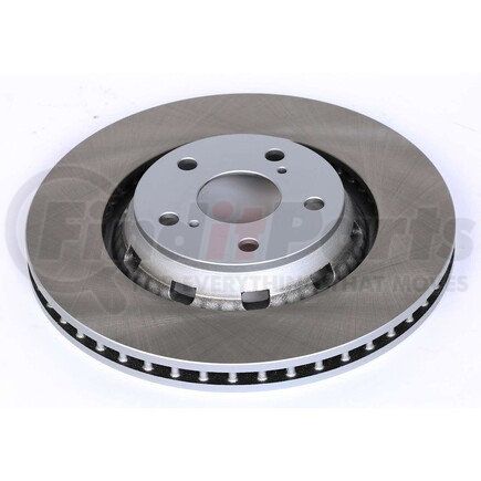 JBR1390SCR by POWERSTOP BRAKES - Disc Brake Rotor - Front, Vented, Semi-Coated for 09-16 Toyota Venza