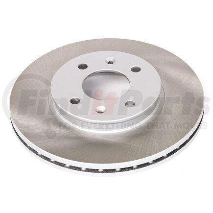 JBR1566SCR by POWERSTOP BRAKES - Disc Brake Rotor - Front, Vented, Semi-Coated for 12-17 Hyundai Accent