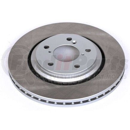 JBR1590SCR by POWERSTOP BRAKES - Disc Brake Rotor - Front, Vented, Semi-Coated for 17-20 Acura MDX