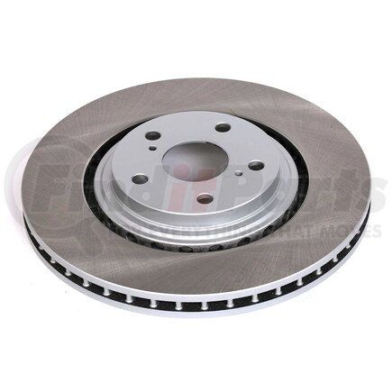 JBR1310SCR by POWERSTOP BRAKES - Disc Brake Rotor - Front, Vented, Semi-Coated for 15-17 Lexus NX0t