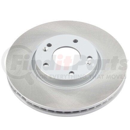 JBR1324SCR by POWERSTOP BRAKES - Disc Brake Rotor - Front, Vented, Semi-Coated for 06-15 Hyundai Sonata