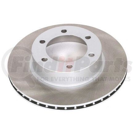 JBR794SCR by POWERSTOP BRAKES - Disc Brake Rotor - Front, Vented, Semi-Coated for 96-02 Toyota 4Runner