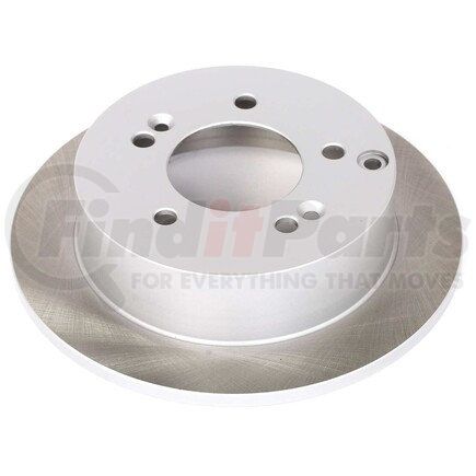 JBR959SCR by POWERSTOP BRAKES - Disc Brake Rotor - Rear, Solid, Semi-Coated for 06-10 Hyundai Sonata