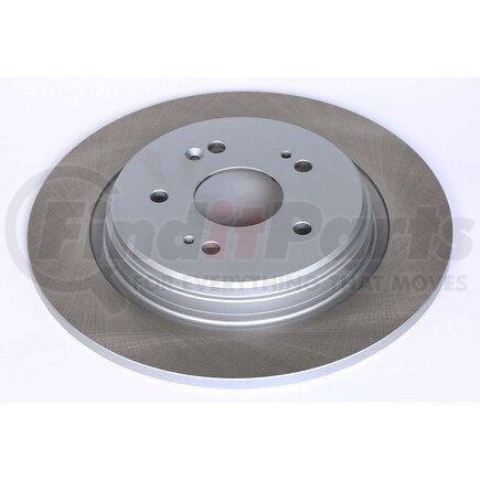 JBR1721SCR by POWERSTOP BRAKES - Disc Brake Rotor - Rear, Solid, Semi-Coated for 2015 - 2020 Acura TLX