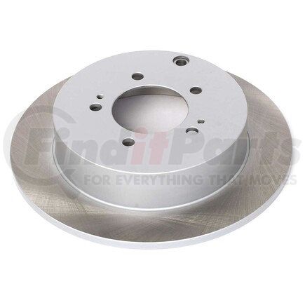 JBR1374SCR by POWERSTOP BRAKES - Disc Brake Rotor - Rear, Solid, Semi-Coated for 09-15 Mitsubishi Lancer