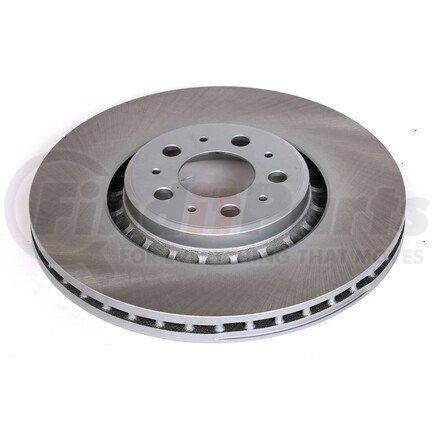 EBR894SCR by POWERSTOP BRAKES - Disc Brake Rotor - Front, Vented, Semi-Coated for 03-14 Volvo XC90