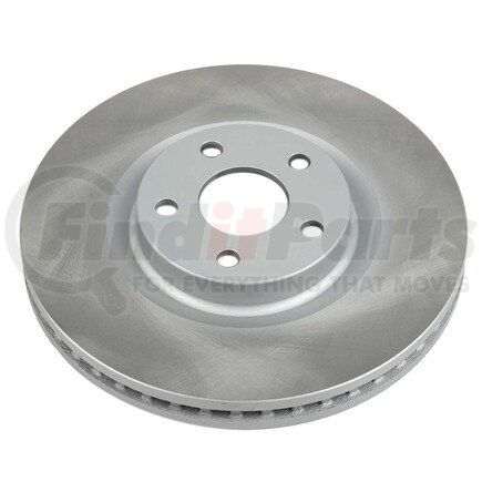 AR85182SCR by POWERSTOP BRAKES - Disc Brake Rotor - Front, Vented, Semi-Coated for 15-20 Ford Edge