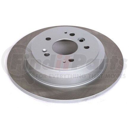 JBR1729SCR by POWERSTOP BRAKES - Disc Brake Rotor - Rear, Solid, Semi-Coated for 19-21 Honda Passport