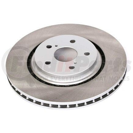 JBR1736SCR by POWERSTOP BRAKES - Disc Brake Rotor - Front, Vented, Semi-Coated for 16-21 Lexus RX350