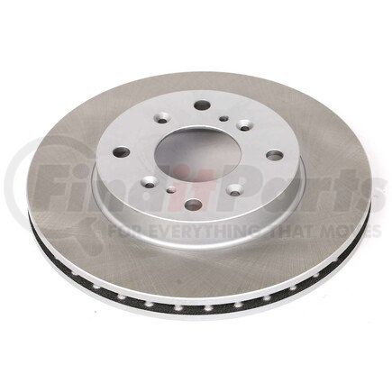 JBR797SCR by POWERSTOP BRAKES - Disc Brake Rotor - Front, Vented, Semi-Coated for 1998 - 1999 Acura CL