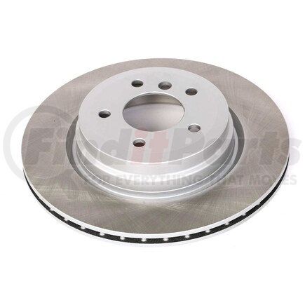 EBR1021SCR by POWERSTOP BRAKES - Disc Brake Rotor - Rear, Vented, Semi-Coated for 2006 BMW 330i