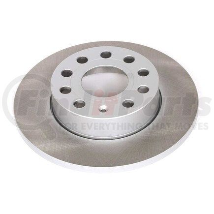 EBR1069SCR by POWERSTOP BRAKES - Disc Brake Rotor - Rear, Solid, Semi-Coated for 2008 Audi A3