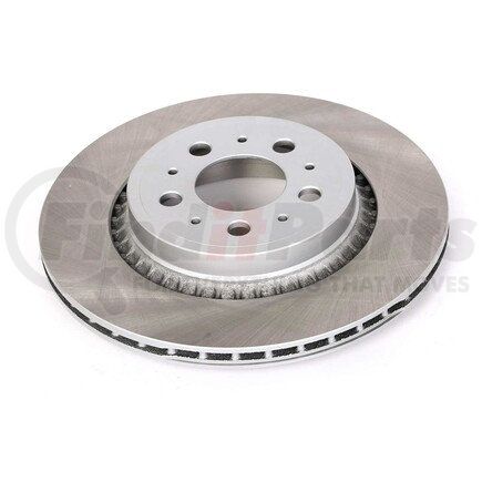 EBR1077SCR by POWERSTOP BRAKES - Disc Brake Rotor - Rear, Vented, Semi-Coated for 03-14 Volvo XC90