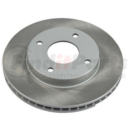 JBR1387SCR by POWERSTOP BRAKES - Disc Brake Rotor - Front, Vented, Semi-Coated for 09-11 Nissan Versa