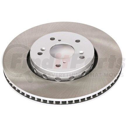 JBR1550SCR by POWERSTOP BRAKES - Disc Brake Rotor - Front, Vented, Semi-Coated for 2016 Acura ILX