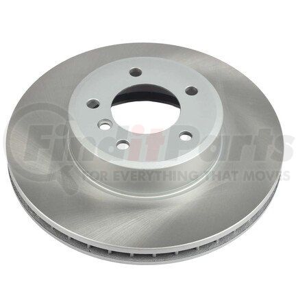 EBR870SCR by POWERSTOP BRAKES - Disc Brake Rotor - Front, Vented, Semi-Coated for 2004 - 2006 BMW 525i