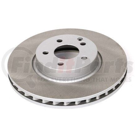 EBR877SCR by POWERSTOP BRAKES - Disc Brake Rotor - Front, Vented, Semi-Coated for 13-14 Mercedes-Benz C300