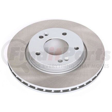 JBR1325SCR by POWERSTOP BRAKES - Disc Brake Rotor - Front, Vented, Semi-Coated for 07-10 Hyundai Elantra