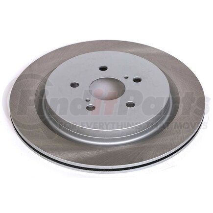 JBR1737SCR by POWERSTOP BRAKES - Disc Brake Rotor - Rear, Vented, Semi-Coated for 16-21 Lexus RX350
