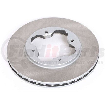 JBR524SCR by POWERSTOP BRAKES - Disc Brake Rotor - Front, Vented, Semi-Coated for 1997 Acura CL