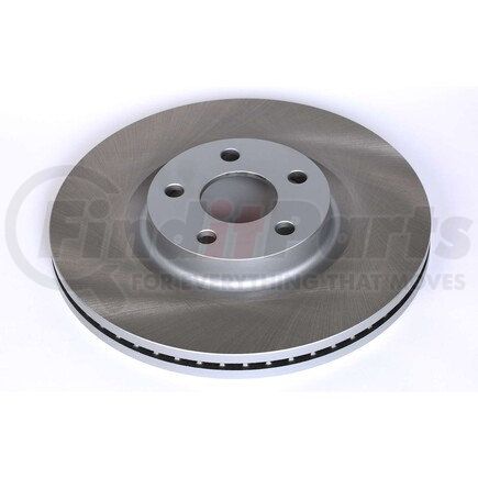 AR85194SCR by POWERSTOP BRAKES - Disc Brake Rotor - Front, Vented, Semi-Coated for 17-20 Lincoln MKZ