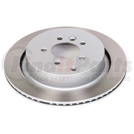 EBR1046SCR by POWERSTOP BRAKES - Disc Brake Rotor - Rear, Vented, Semi-Coated for 05-09 Land Rover LR3