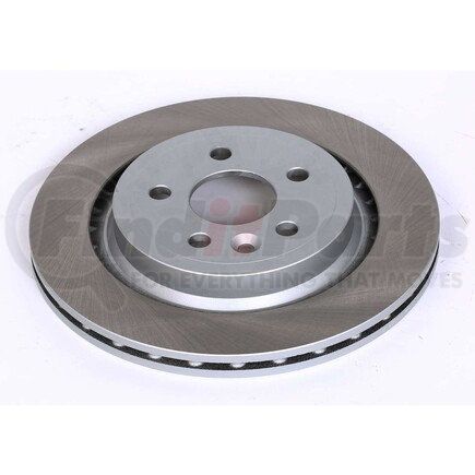 EBR1073SCR by POWERSTOP BRAKES - Disc Brake Rotor - Rear, Vented, Semi-Coated for 2011 - 2018 Volvo S60