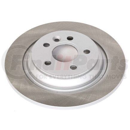 EBR1075SCR by POWERSTOP BRAKES - Disc Brake Rotor - Rear, Solid, Semi-Coated for 2011 - 2015 Volvo S60