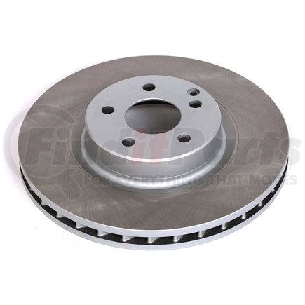 EBR1248SCR by POWERSTOP BRAKES - Disc Brake Rotor - Front, Vented, Semi-Coated for 2006 Mercedes-Benz CLS500