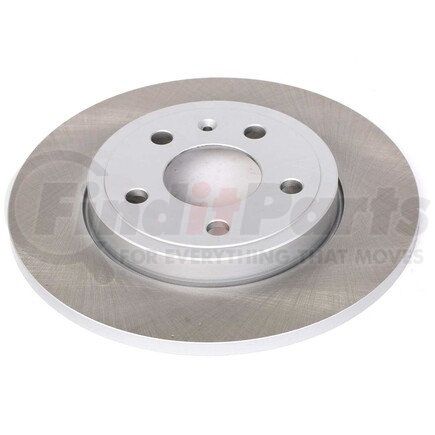 EBR1006SCR by POWERSTOP BRAKES - Disc Brake Rotor - Rear, Solid, Semi-Coated for 2005 - 2009 Audi A4