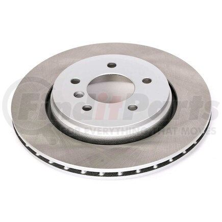 EBR654SCR by POWERSTOP BRAKES - Disc Brake Rotor - Rear, Vented, Semi-Coated for 2001 - 2006 BMW 330Ci