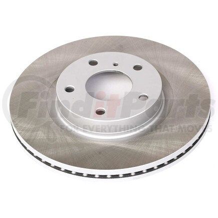 JBR1105SCR by POWERSTOP BRAKES - Disc Brake Rotor - Front, Vented, Semi-Coated for 03-05 Infiniti G35