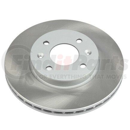 JBR1159SCR by POWERSTOP BRAKES - Disc Brake Rotor - Front, Vented, Semi-Coated for 06-11 Hyundai Accent