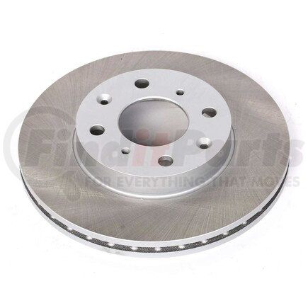 JBR525SCR by POWERSTOP BRAKES - Disc Brake Rotor - Front, Vented, Semi-Coated for 90-91 Honda CRX