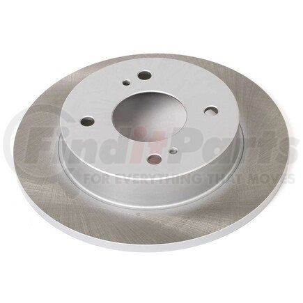 JBR553SCR by POWERSTOP BRAKES - Disc Brake Rotor - Rear, Solid, Semi-Coated for 91-96 Infiniti G20