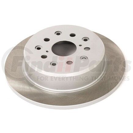 JBR739SCR by POWERSTOP BRAKES - Disc Brake Rotor - Rear, Solid, Semi-Coated for 98-05 Lexus GS300