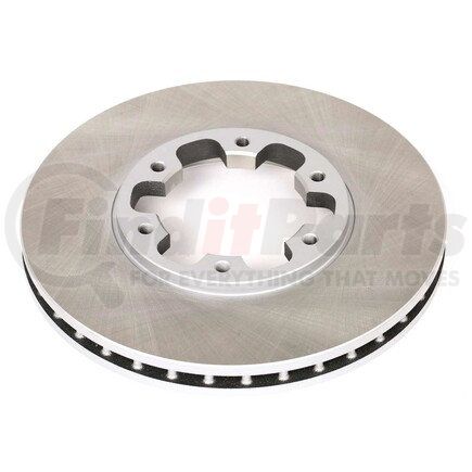 JBR756SCR by POWERSTOP BRAKES - Disc Brake Rotor - Front, Vented, Semi-Coated for 03-04 Nissan Frontier