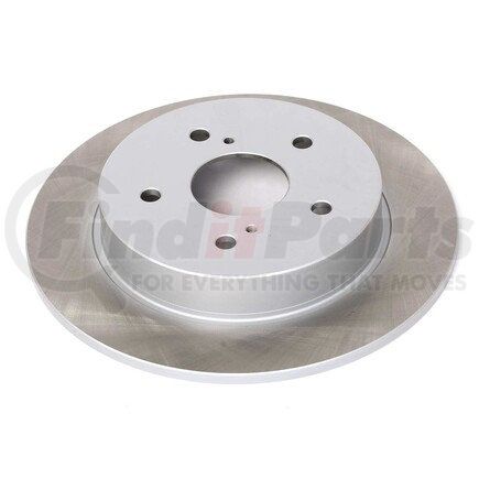 JBR1505SCR by POWERSTOP BRAKES - Disc Brake Rotor - Rear, Solid, Semi-Coated for 2007 - 2013 Suzuki SX4