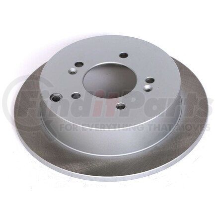 JBR958SCR by POWERSTOP BRAKES - Disc Brake Rotor - Front, Vented, Semi-Coated for 01-06 Hyundai Santa Fe